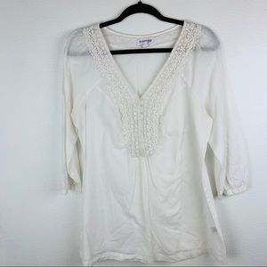 St. Jonhs Bay White Flowy Summer Tunic